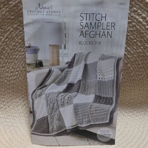 Annie's Stitch Sampler Afghan Crochet Pattern - Blocks 7-9